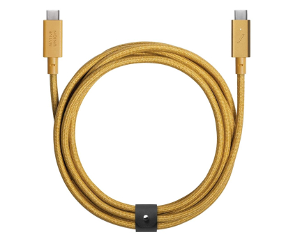 Kabel NATIVE UNION Belt Cable Pro 240W USB-C – USB-C 2,4m kraft BELT-PRO2-KFT-NP